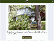 Tablet Screenshot of innthewoods.com